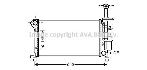 AVA QUALITY COOLING radiatorius, variklio aušinimas FT2335